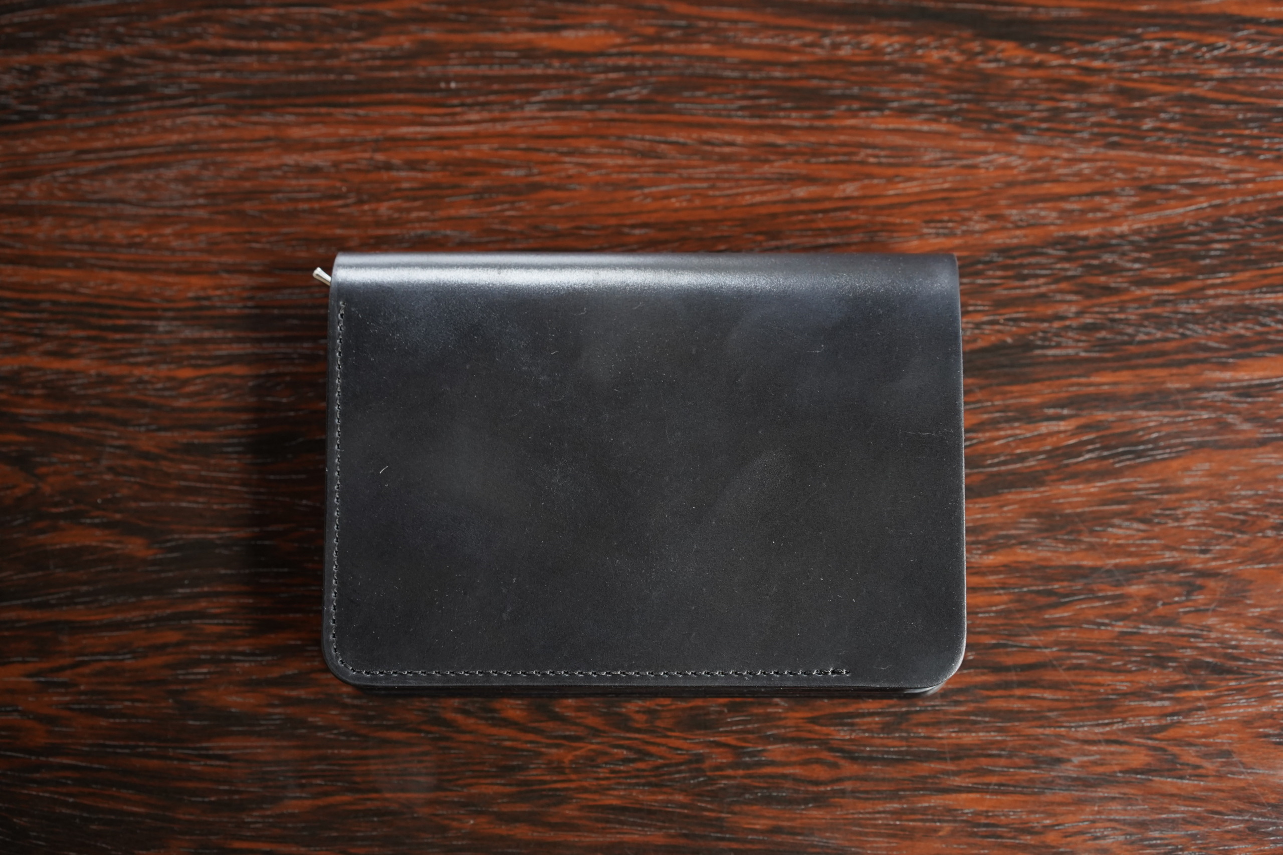 【Roxanne別注】forme Short Wallet コードバン ネイビー日本製